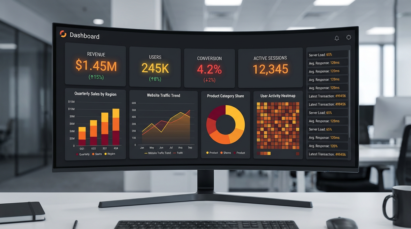 Analytics Dashboard Pro Demo case study screenshot