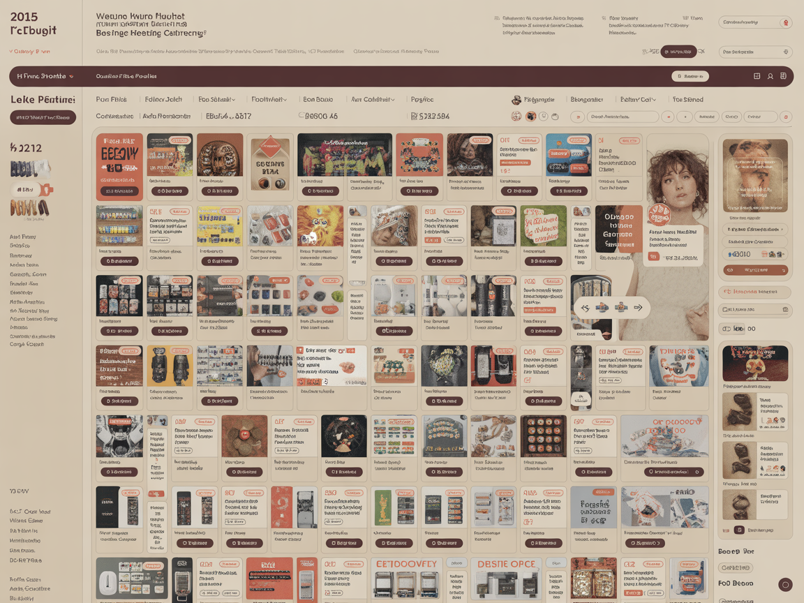 E-Commerce Storefront - Before redesign
