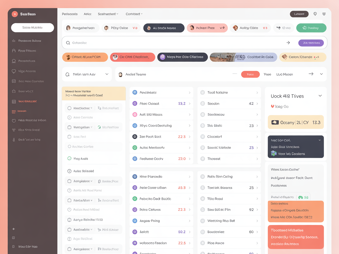 SaaS Management Platform - Before redesign